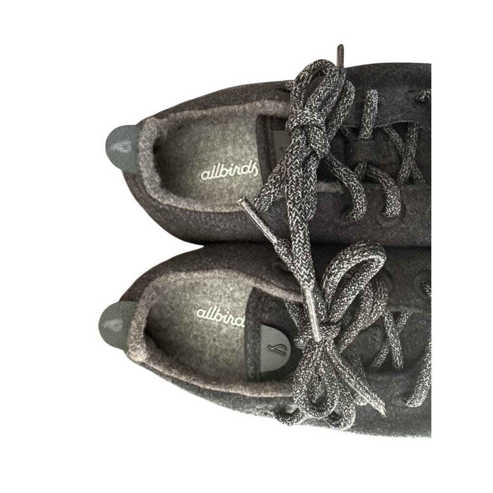 Allbirds Wool Runner Mizzle Shoes Womens 8 Merino Wool Charcoal Black Sneakers - Picture 4 of 10